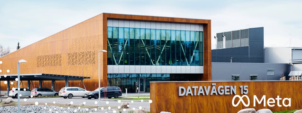 Meta's datacenter i Luleå.